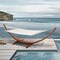 Deko Living Outdoor Cedar Wood Hammock with White Textilene Fabric COP20208WHT - alternate 6